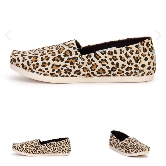 Toms | Women’s cream/black/brown Alpargata Animal Print Casual Slip-On Shoes 7.5 - Picture 4 of 15
